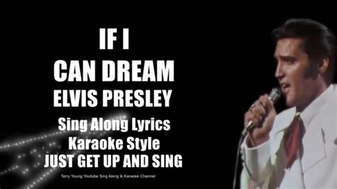 celine and elvis if i can dream|elvis i can dream lyrics.